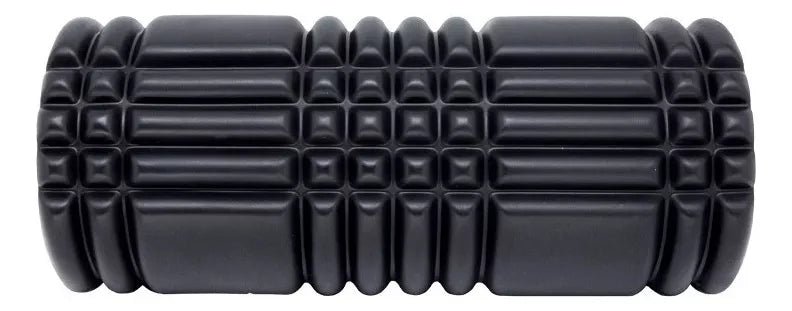 Rolo Massagem Foam Roller Liberação Miofascial Ativação Cor Preto