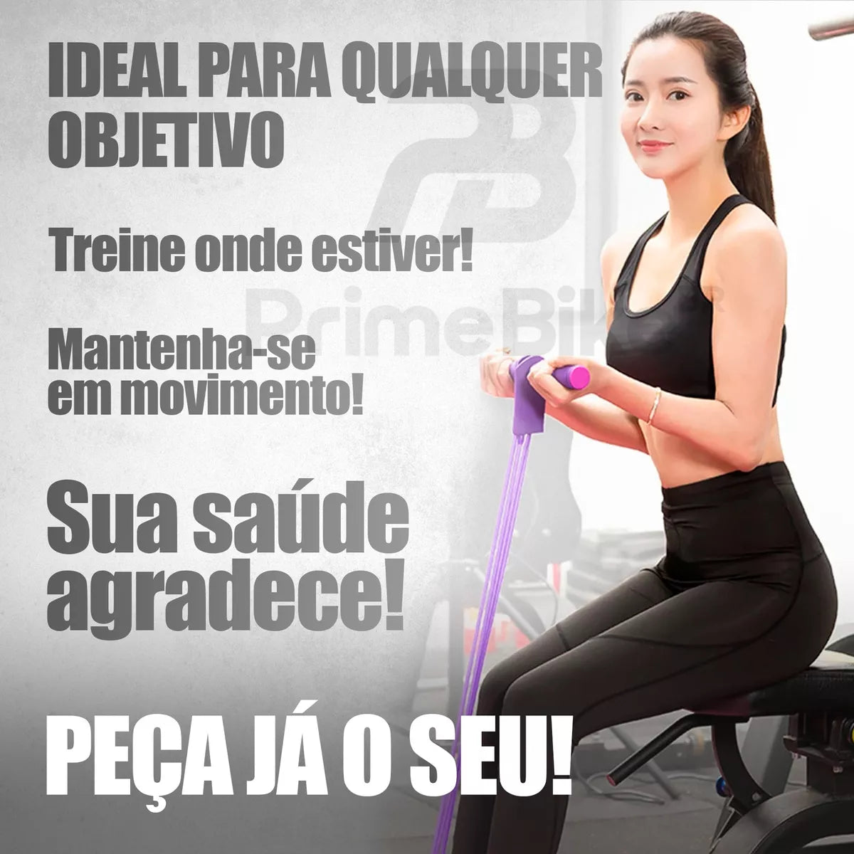 Elástico Treino Extensor Exercícios Academia Em Casa Fitness