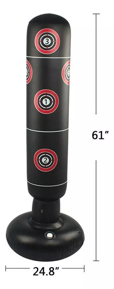 Saco De Pancadas Inflável Autônomo De 160cm