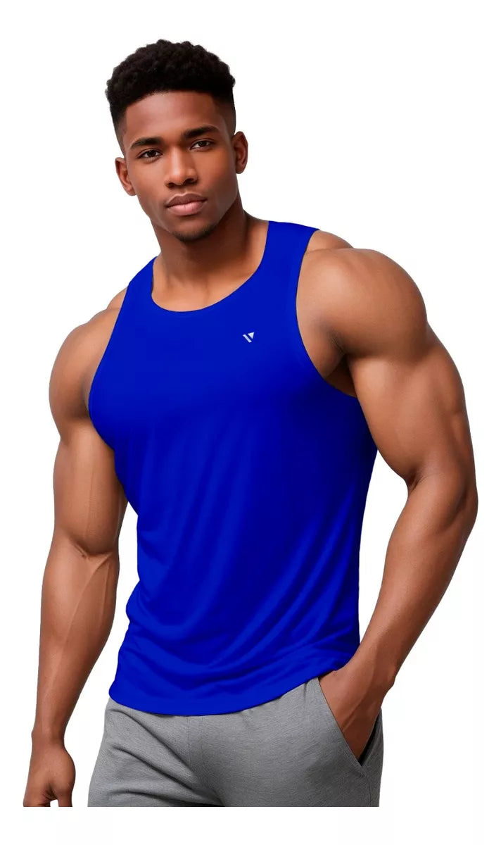 Regata Dry Fit Uv Camiseta Masculina Academia Treino Voker
