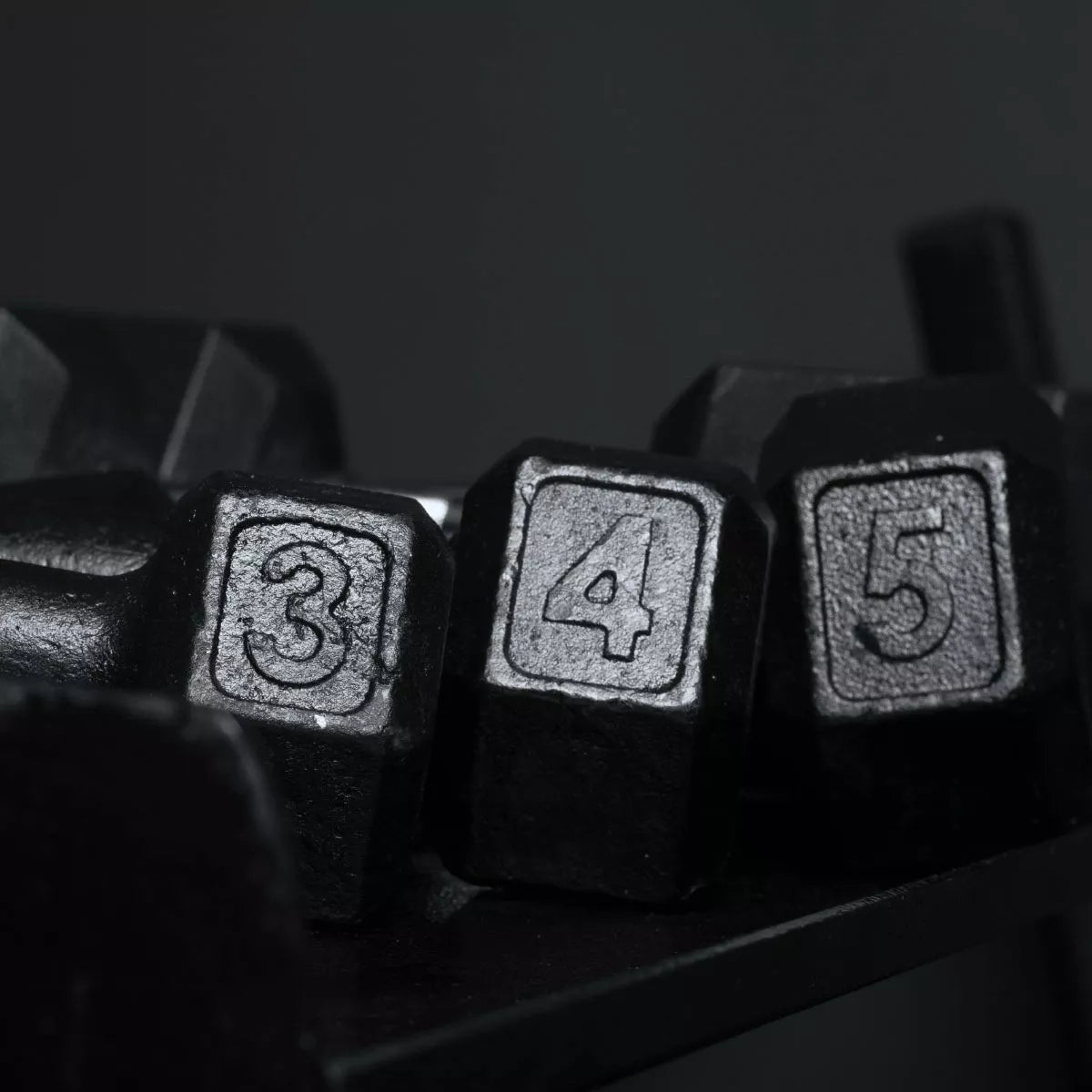 Par De Halteres 03kg Peso Academia Dumbells Sextavado Cor Preto