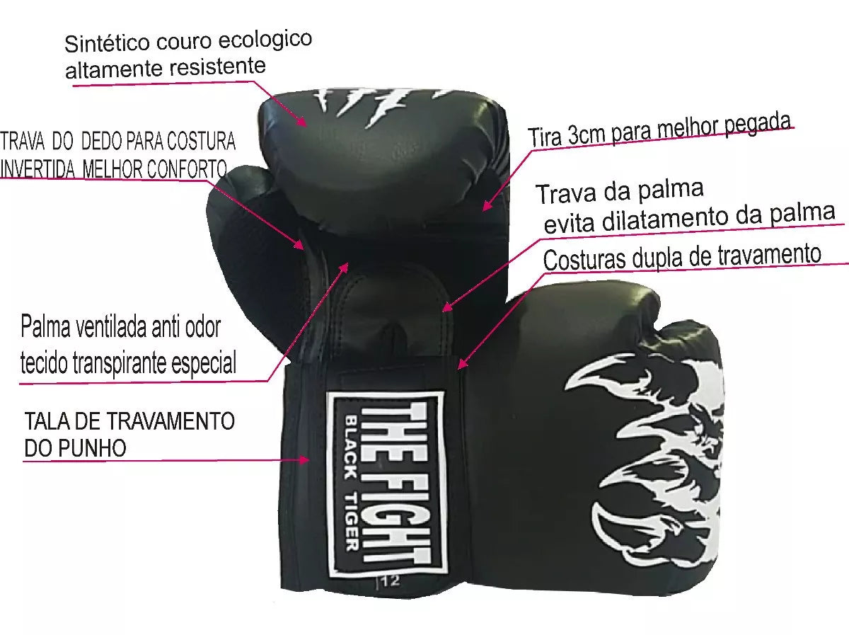 Luvas De Boxe Grossas Para Competição Esportiva