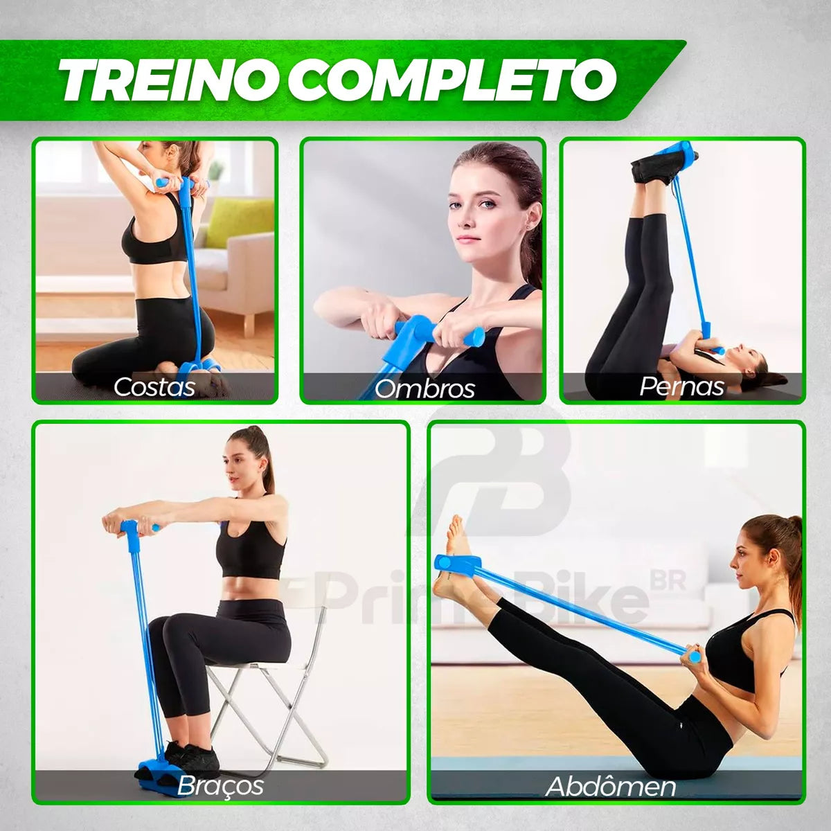 Elástico Treino Extensor Exercícios Academia Em Casa Fitness