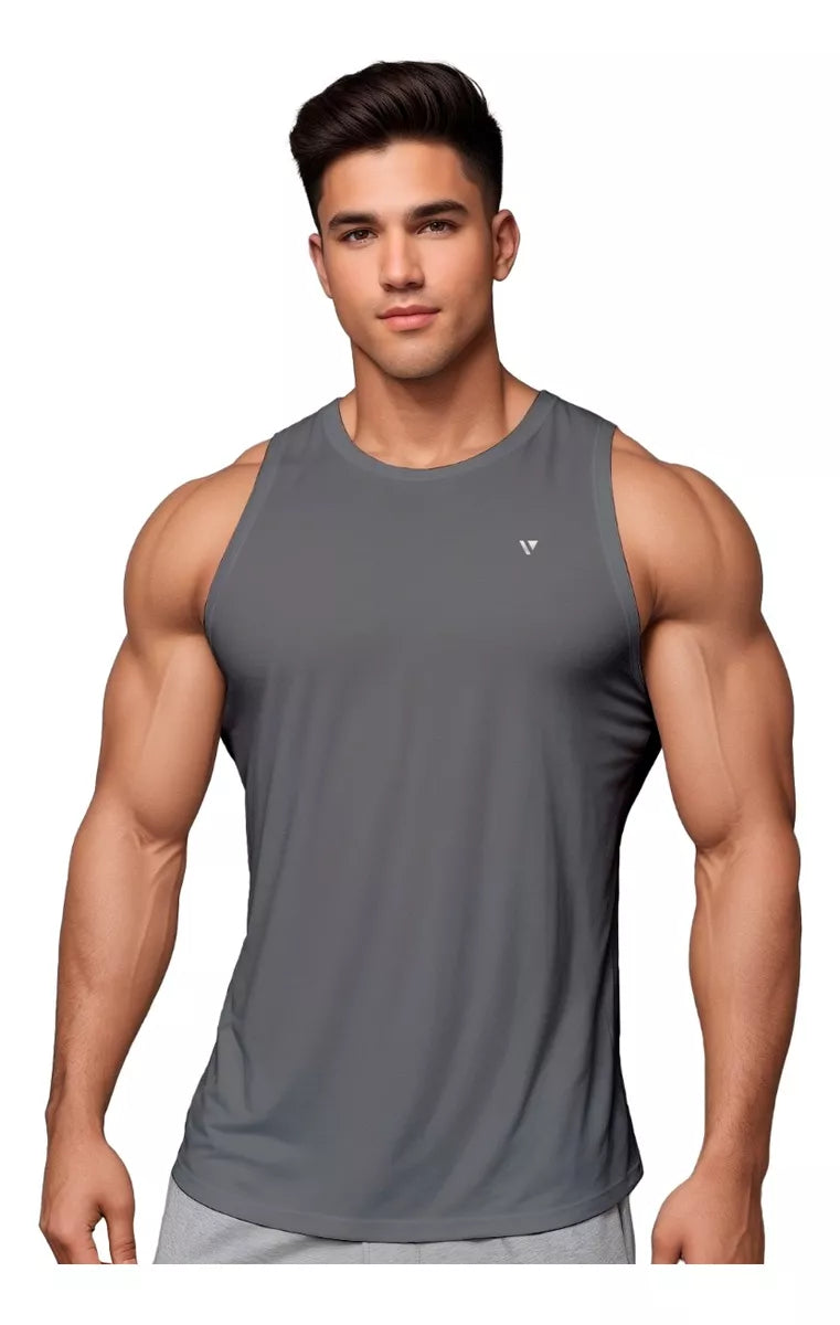 Regata Dry Fit Uv Camiseta Masculina Academia Treino Voker