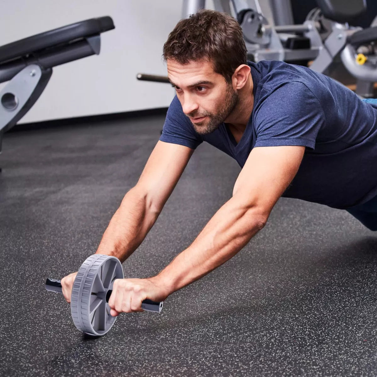 Roda De Ab Ab De Exercício Abdominal Para Treino Abs Roda De