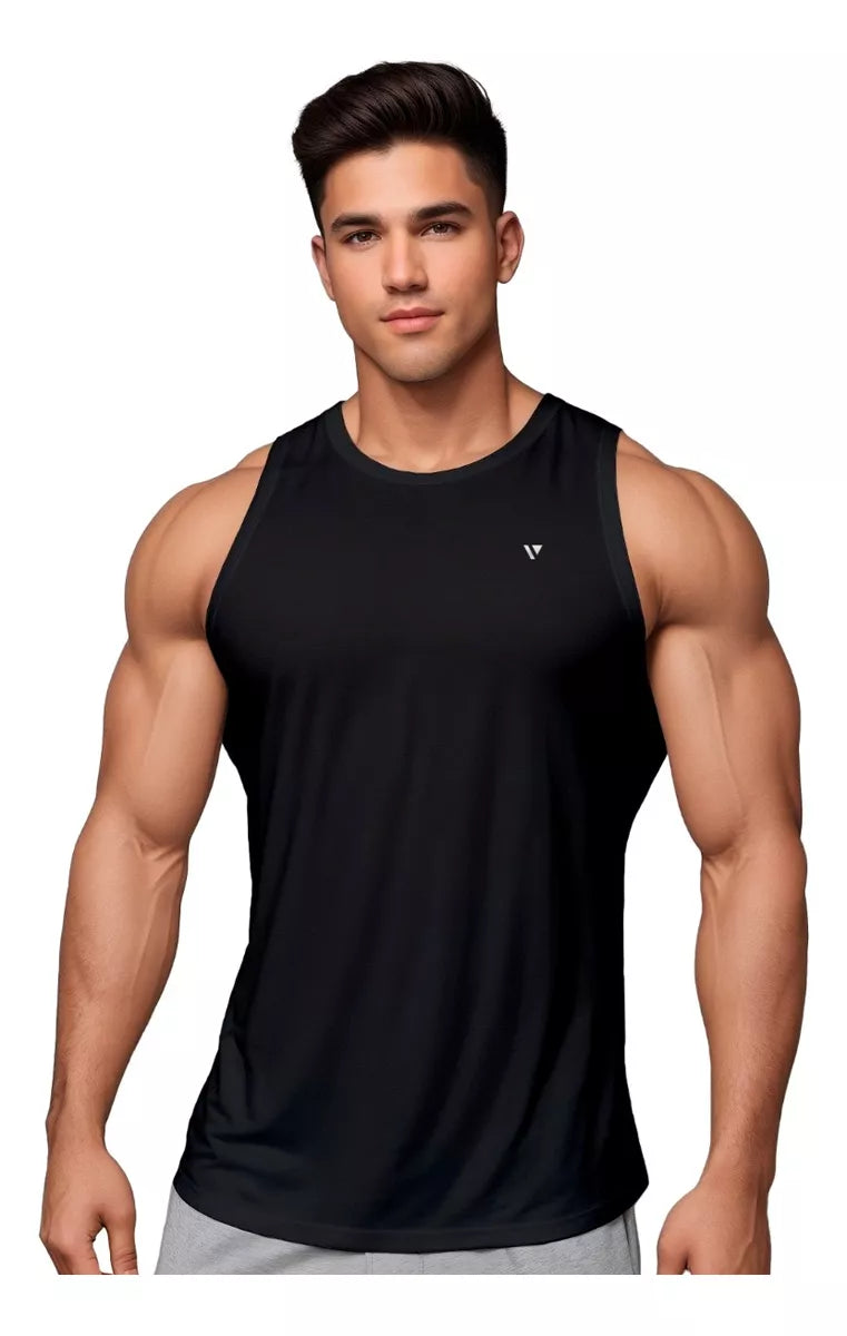 Regata Dry Fit Uv Camiseta Masculina Academia Treino Voker