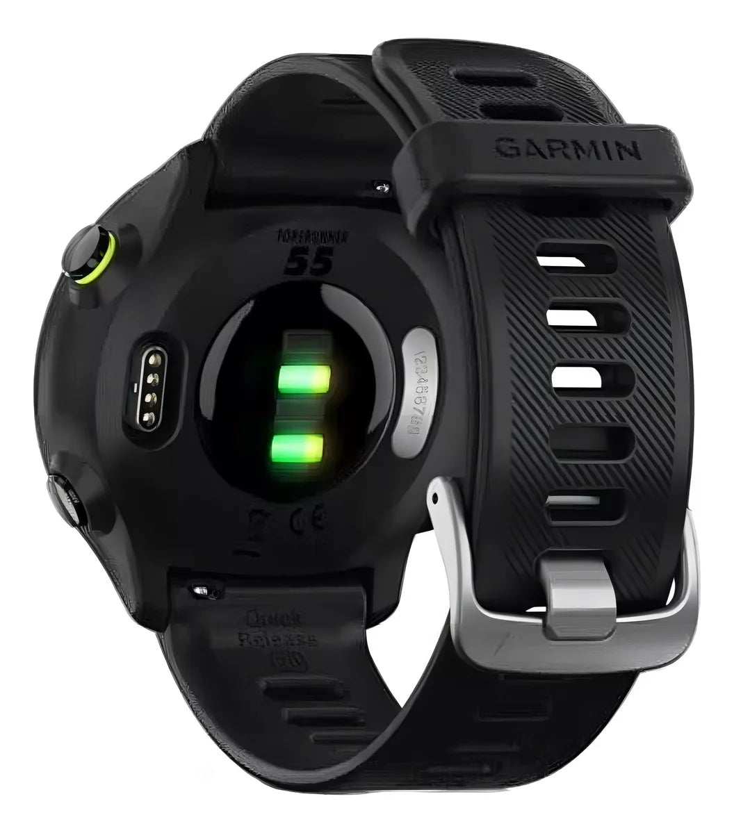 Relógio Garmin Forerunner 55 Preto, pulseira Black