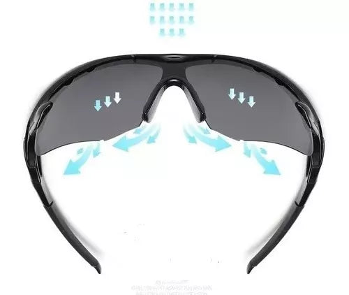 Óculos Esportivo Bike Ciclismo Mtb Speed Proteção Uv Praia Cor da lente Fumê