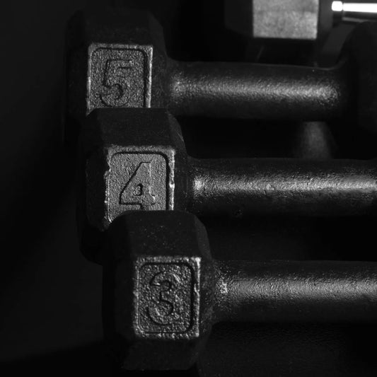 Par De Halteres 03kg Peso Academia Dumbells Sextavado Cor Preto