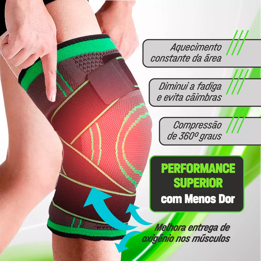 Par De Joelheira Compressão Alivia Dores Crossfit Academia Jpbg