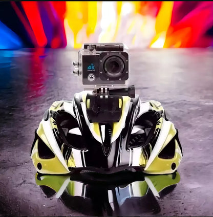 Filmadora Esportiva Compatível Com Capacete Para Mergulho E Esportes Radicais, Modelo Hero Hd, Resistente À Água, Com Suporte Para Bike, Carro, Moto E Veículos Compatíveis, Hd 1080p